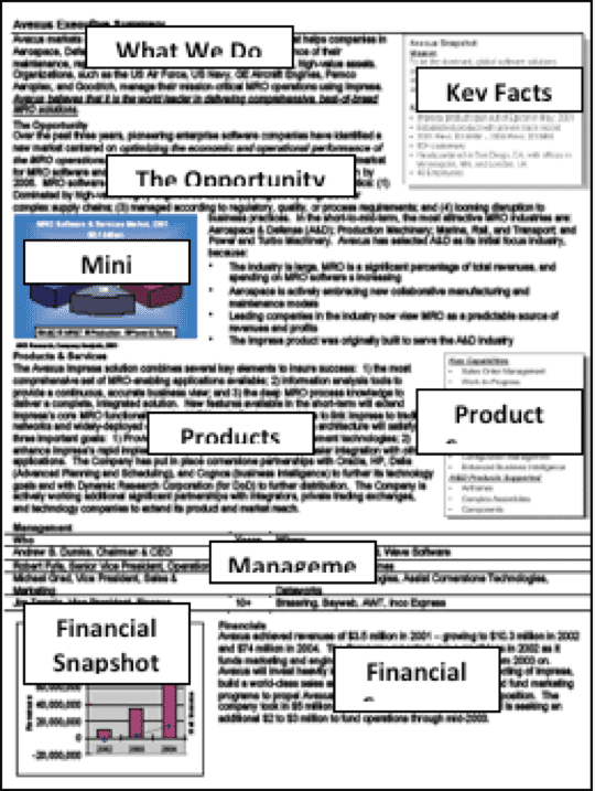 summary form template
