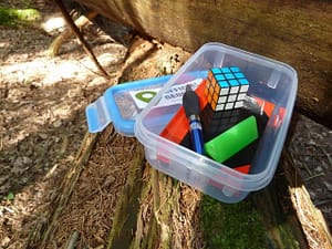 A container of games